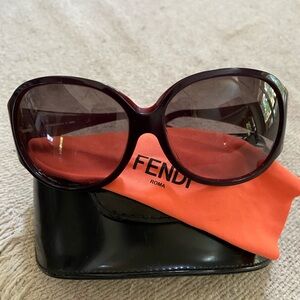 Fendi Purple and Black Sunglasses
